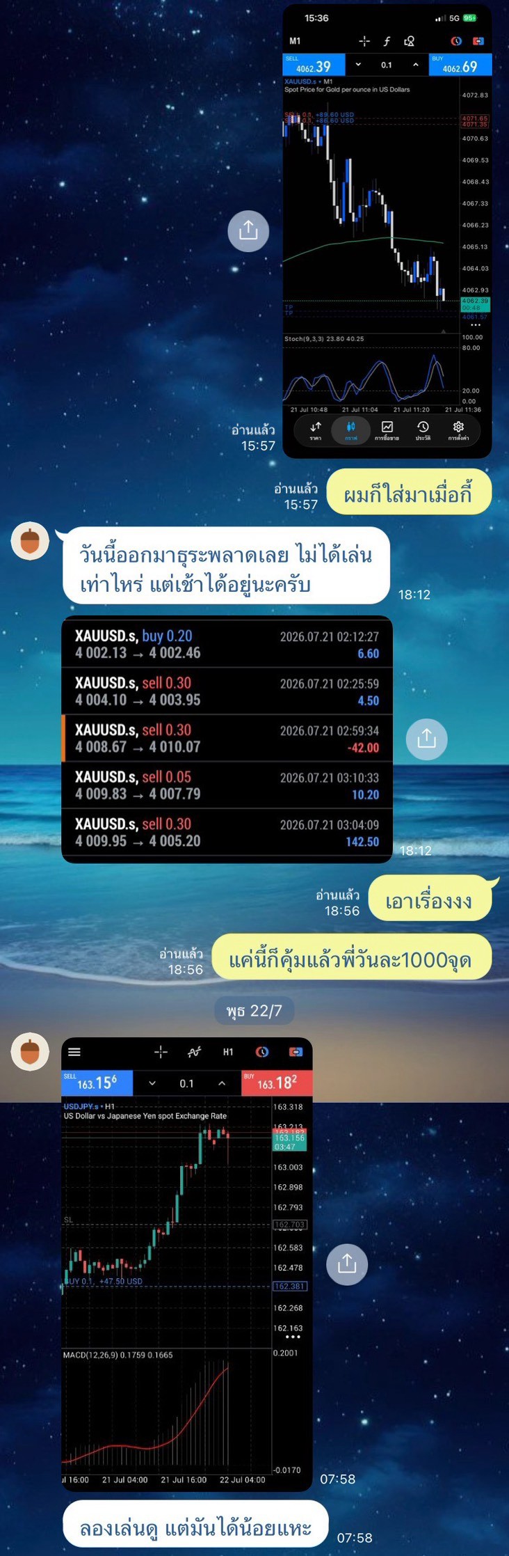 หลักฐานการฝึกและรีวิวจากผู้เรียน TMC ลำดับที่ 3